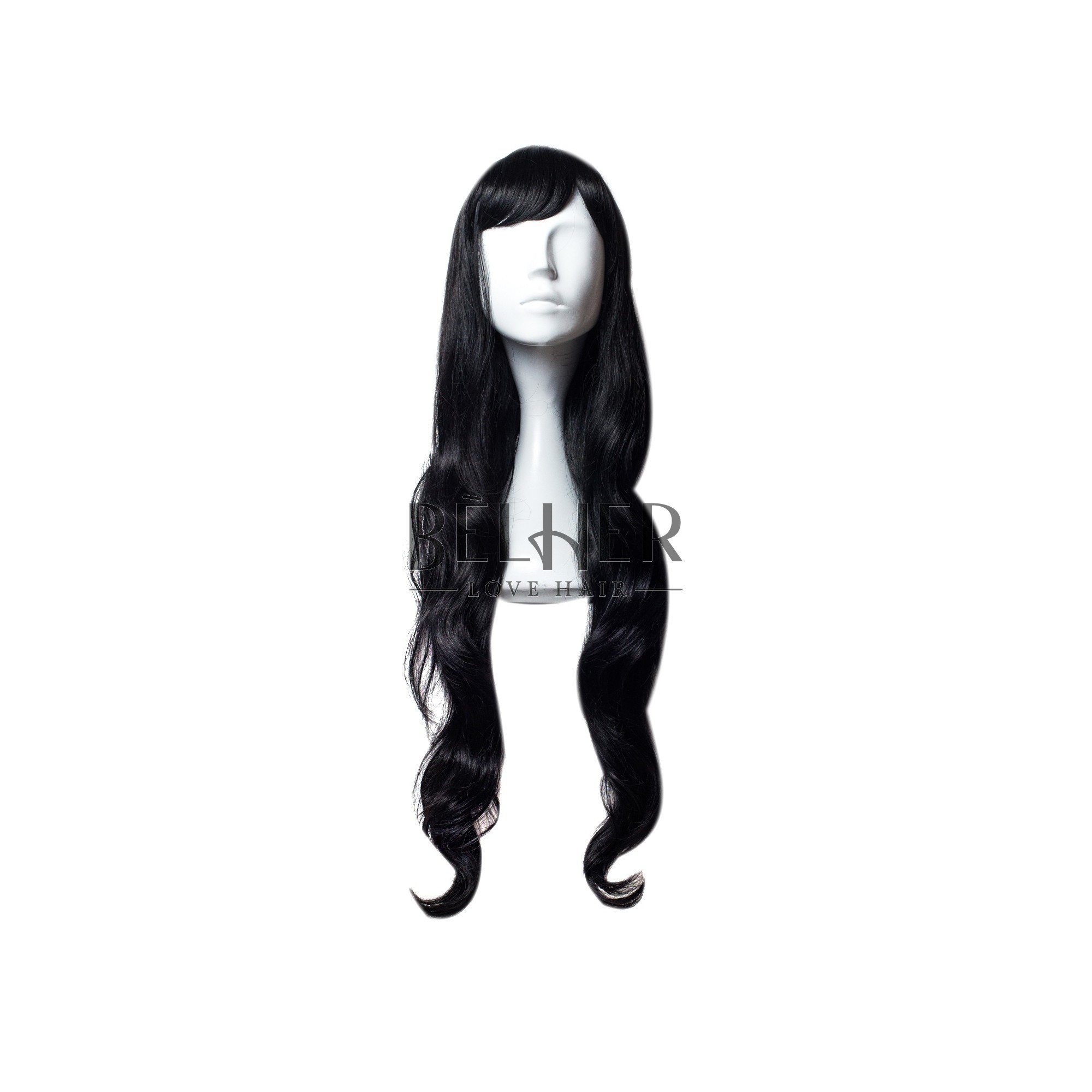 Peruca zina negru natural