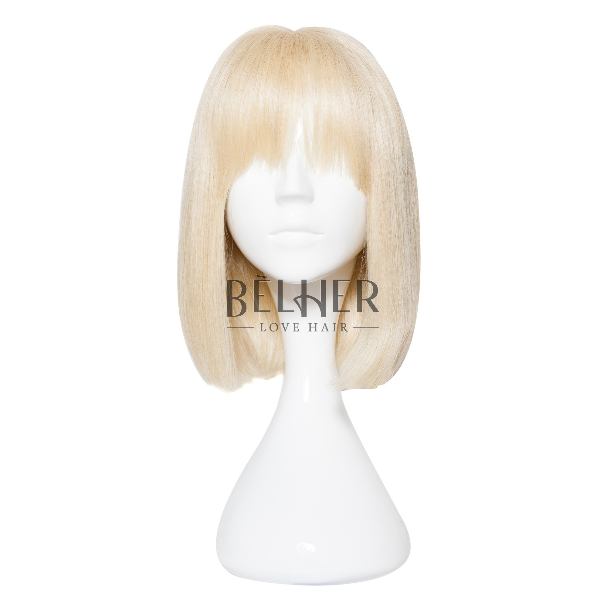 Peruca naturala briana blond deschis