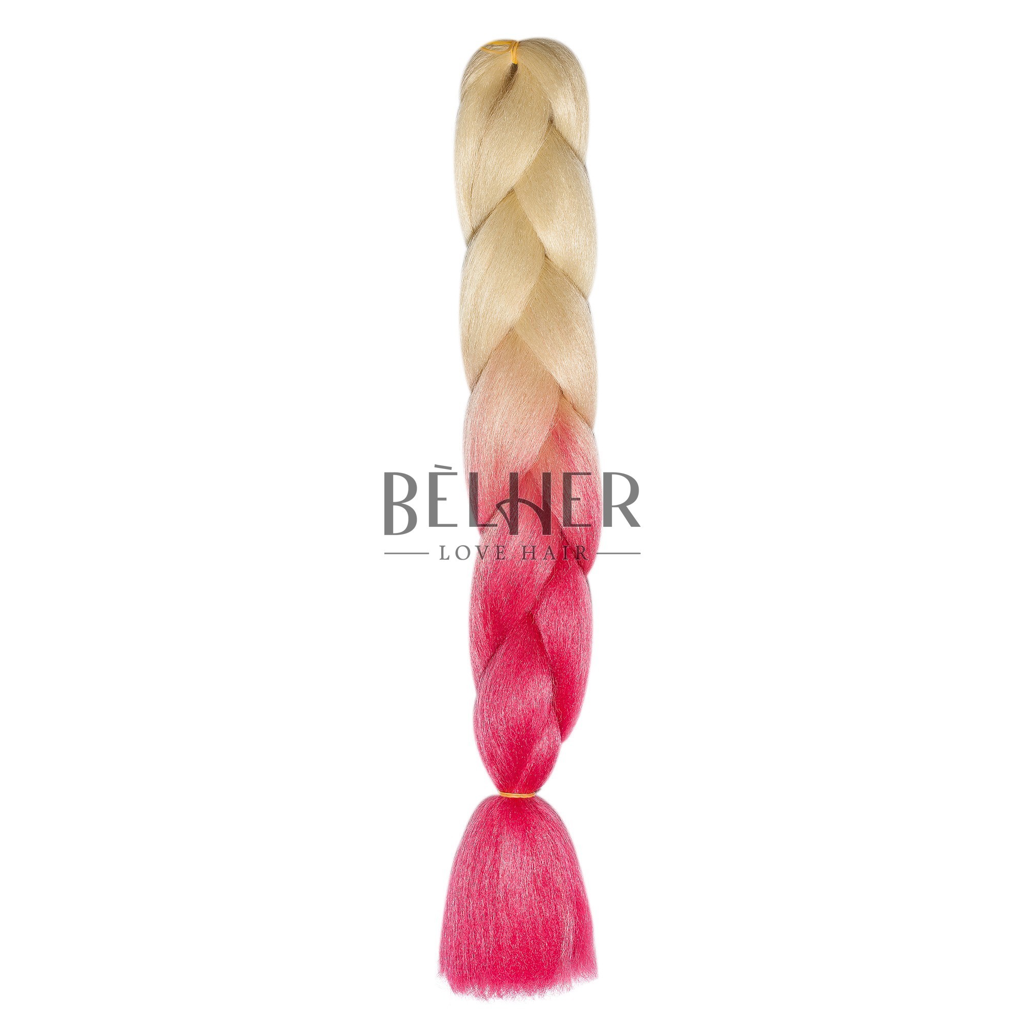 Par jumbo ombre blond/roz