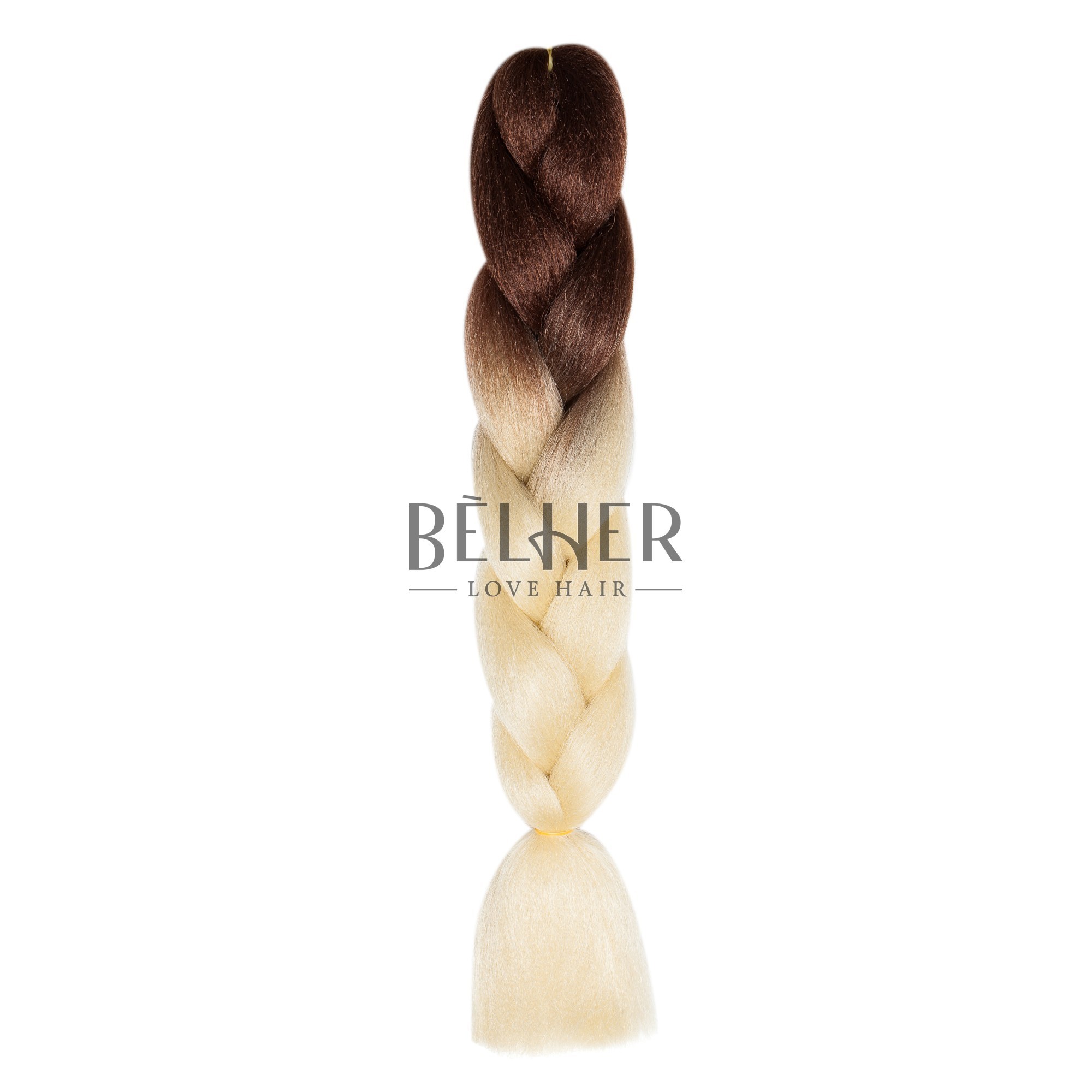 Par jumbo ombre saten/blond