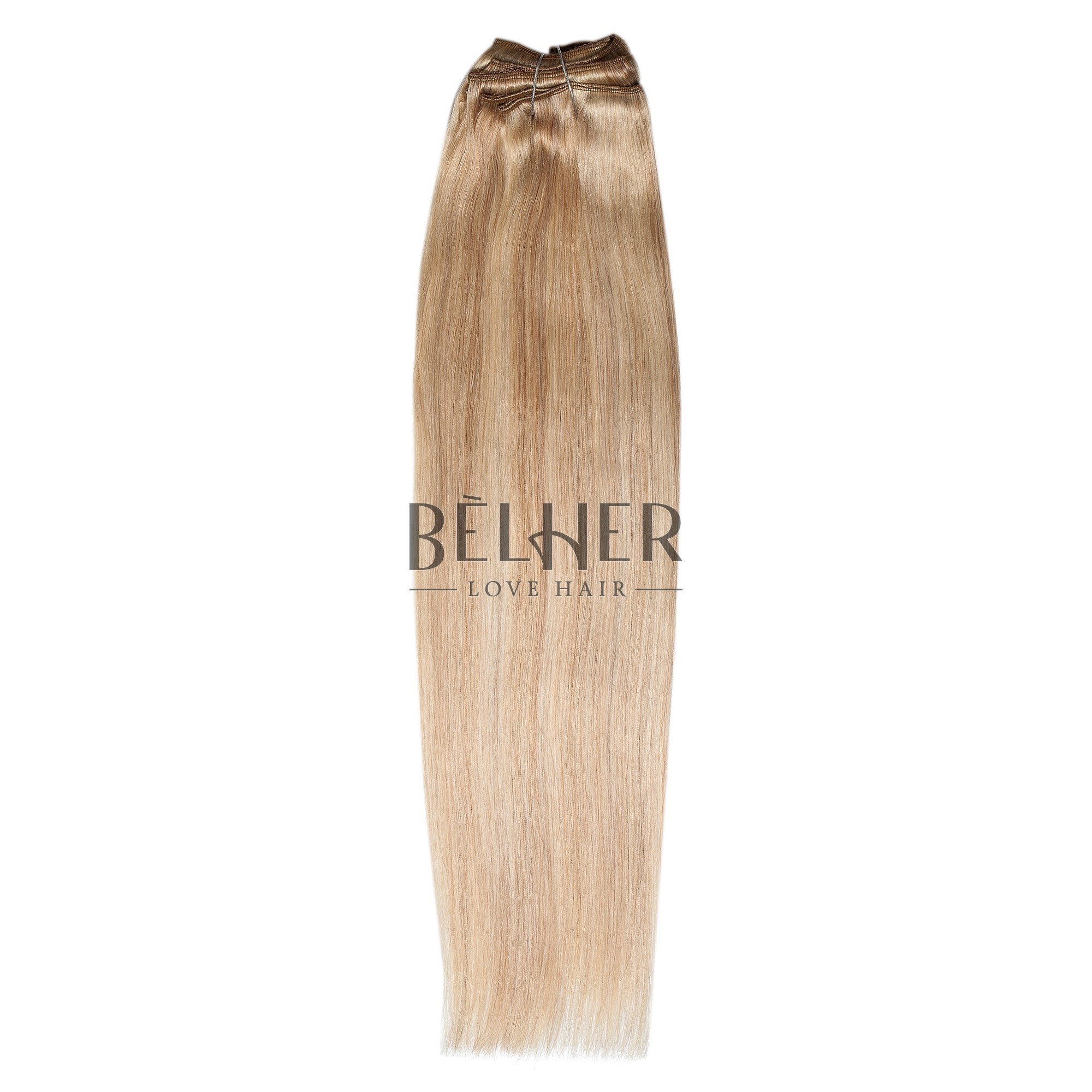 Extensii clip-on deluxe mix blond cenusiu