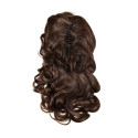 Coada Ondulata Cleste Par Natural Saten Inchis