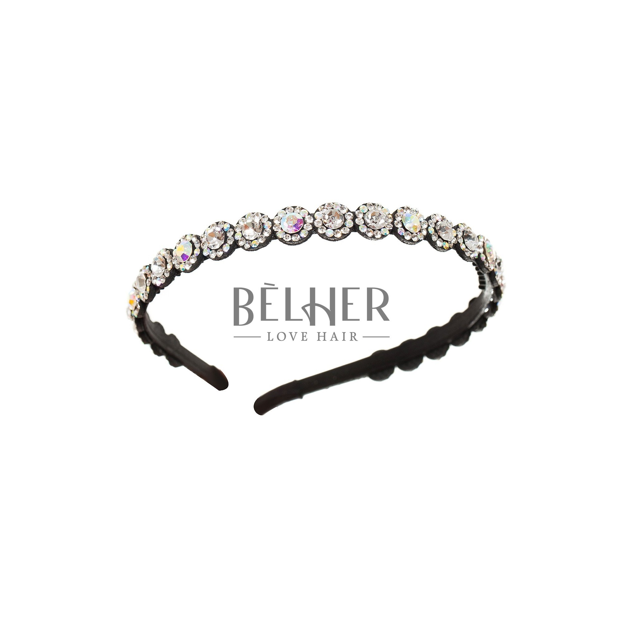 Bentita cristale floricele alb