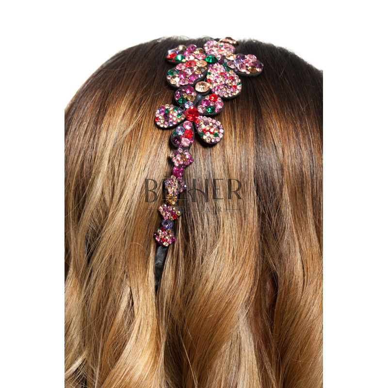 Bentita Ocazie 2 Flori Cristale Multicolor Bentita Ocazie 2 Flori Cristale Multicolor