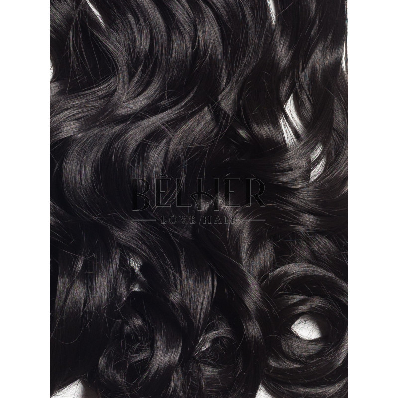 Negru Natural Extensii Clip-On Negru Natural Extensii Clip-On