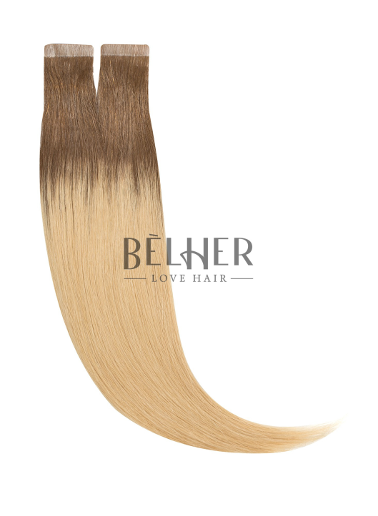 Extensii Tape-On Premium Ombre Saten Natural-Blond