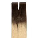 Extensii Tape-On Premium Ombre Ciocolatiu-Blond