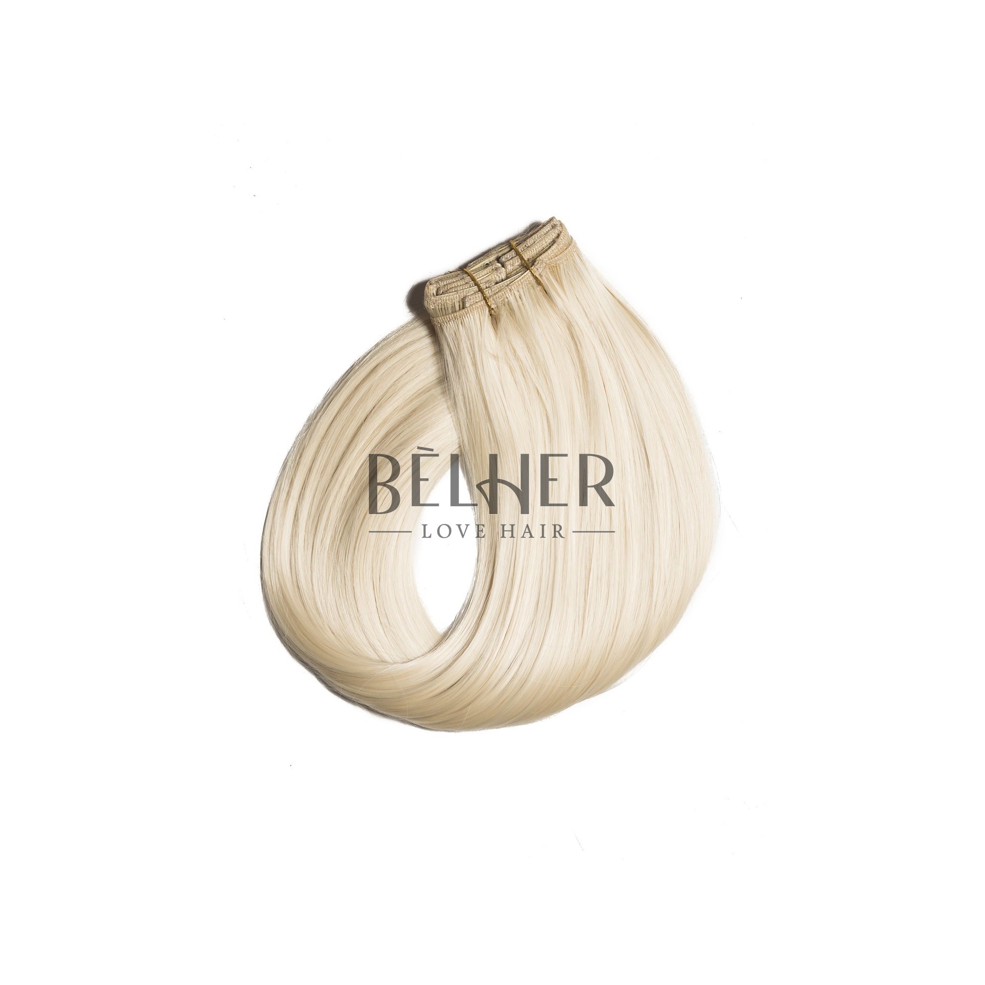 Extensii clip-on blond deschis