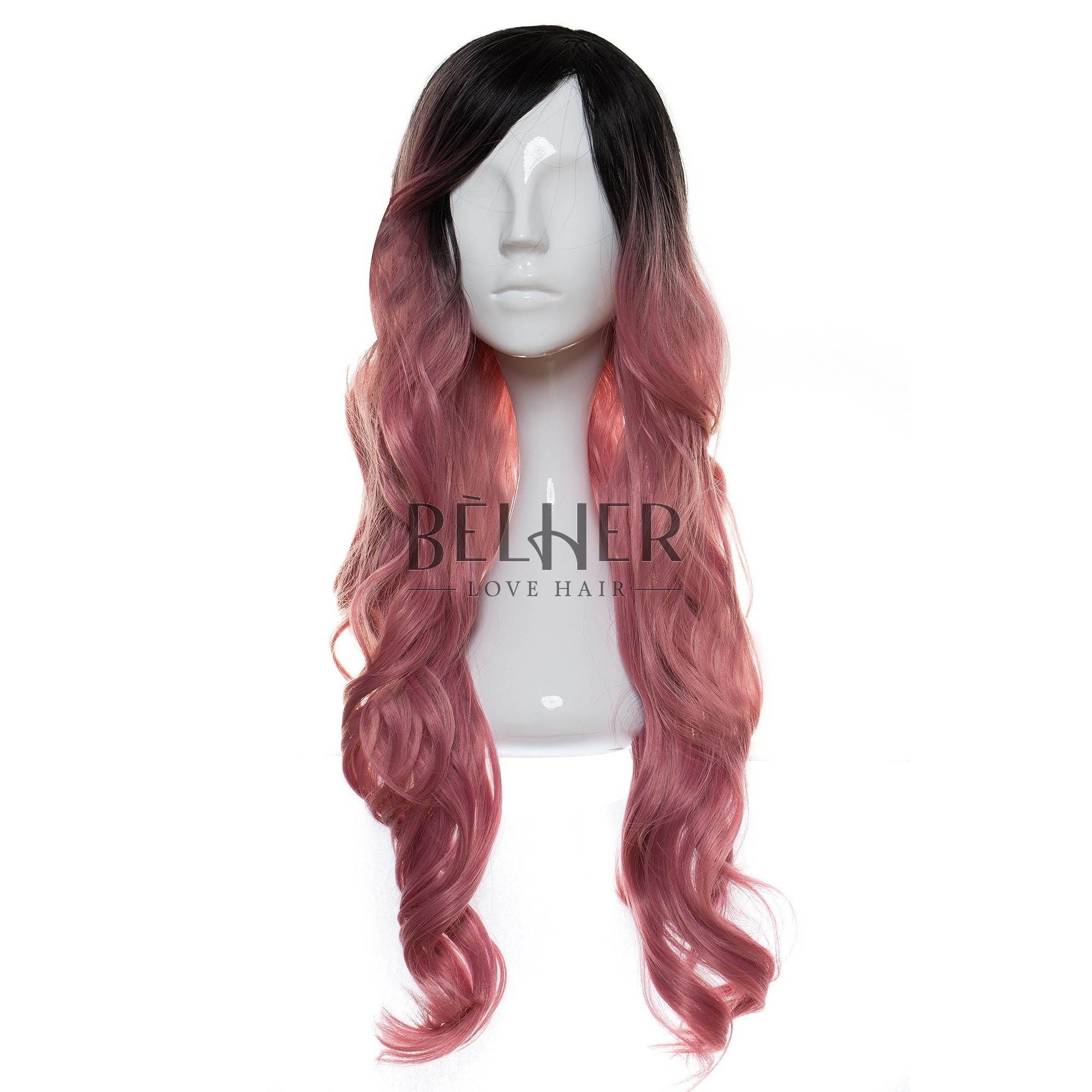 Peruca tia ombre roz