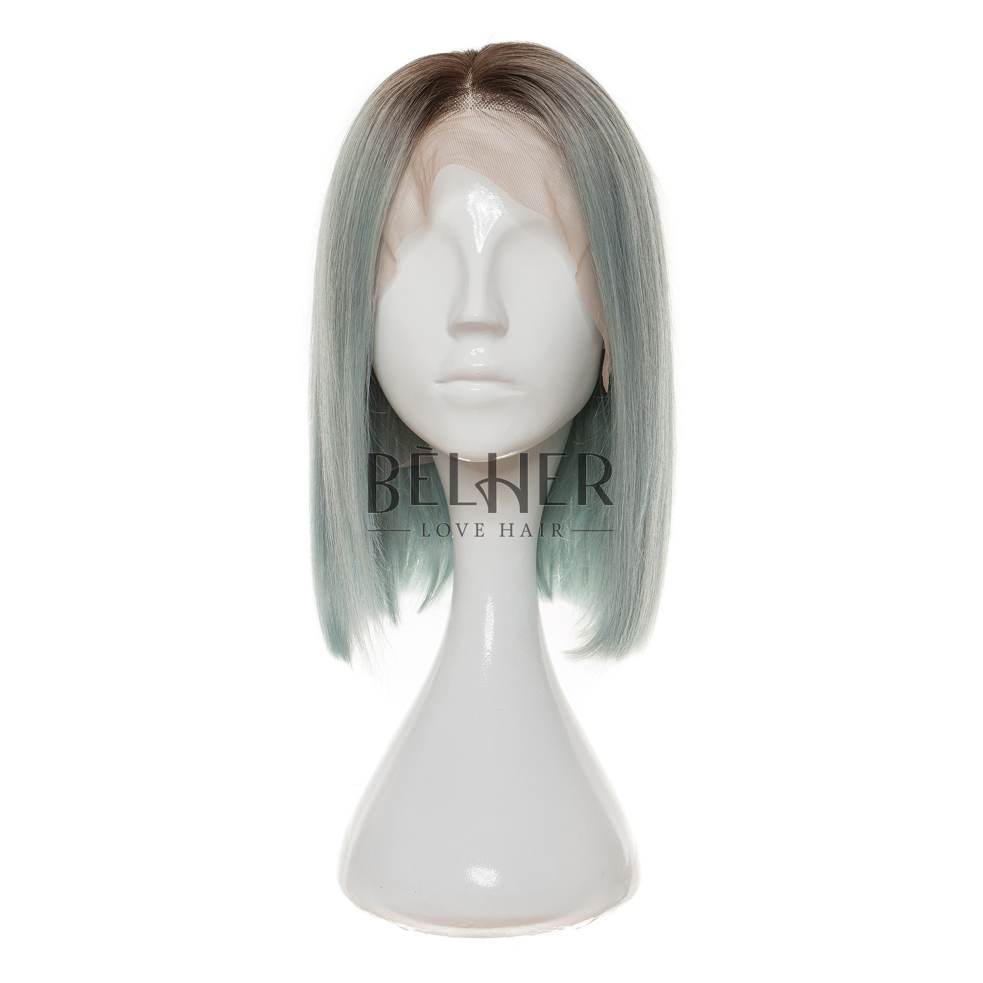 Peruca par natural anemona ombre rose blue