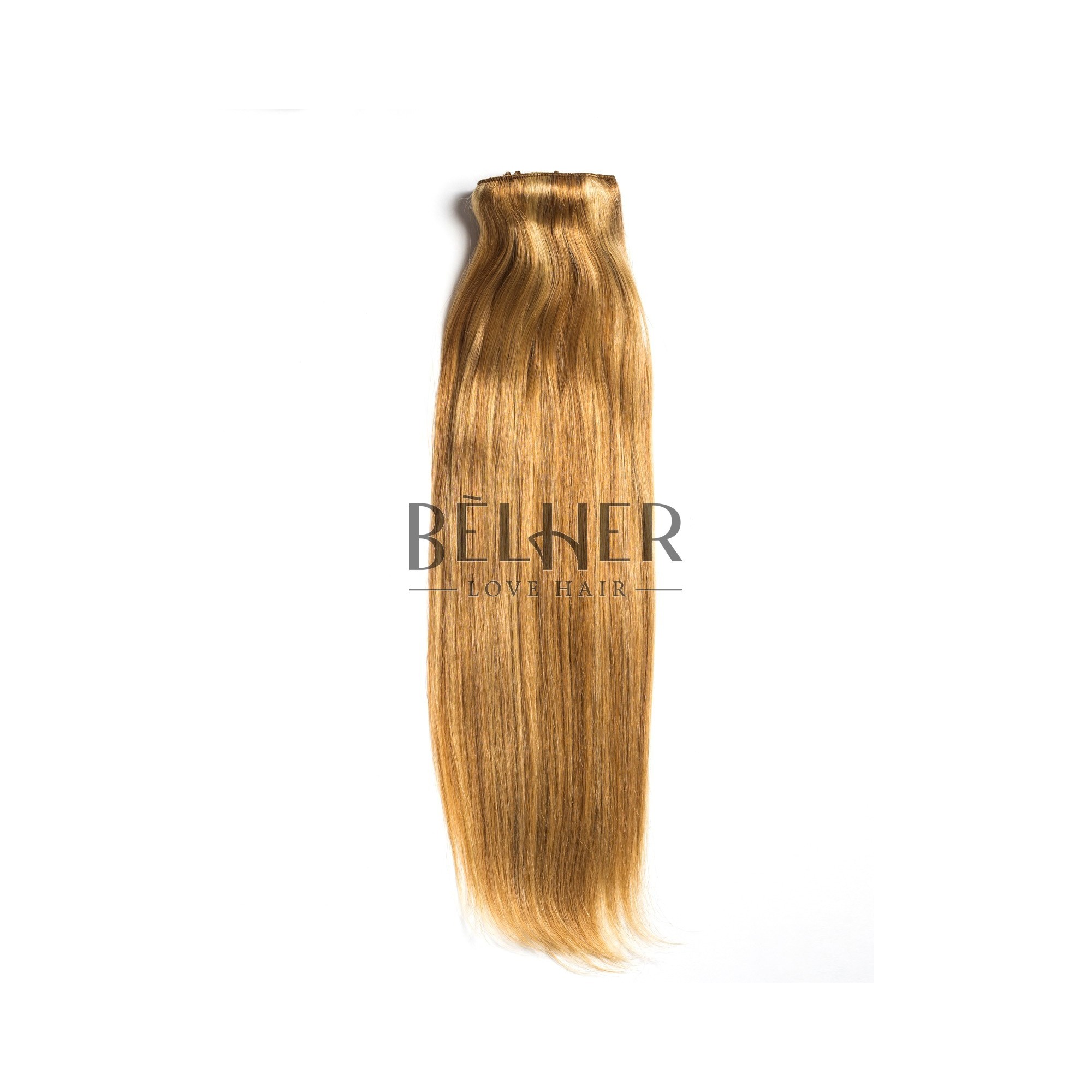 Extensii clip-on deluxe mix blond auriu