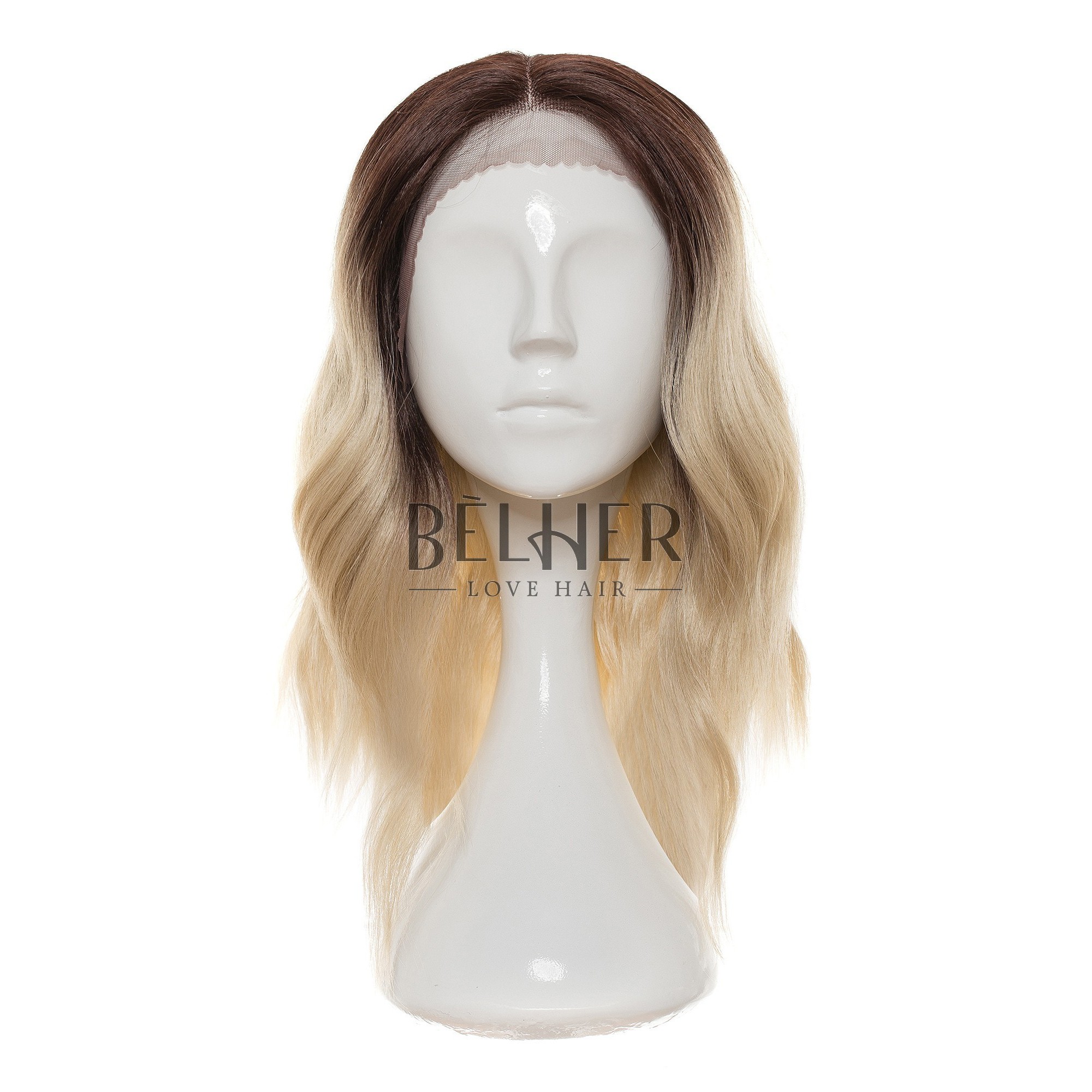Peruca atena ombre blond deschis