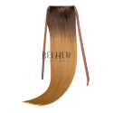 Coada Fibra Sintetica 55cm Ombre Saten Blond Miere