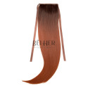 Coada Fibra Sintetica 55cm Ombre Saten Roscat Deschis