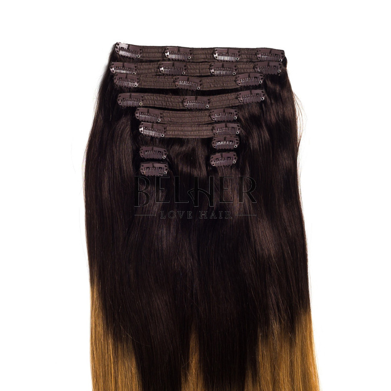 Ombre Ciocolatiu/Blond Miere Clip-On VIP