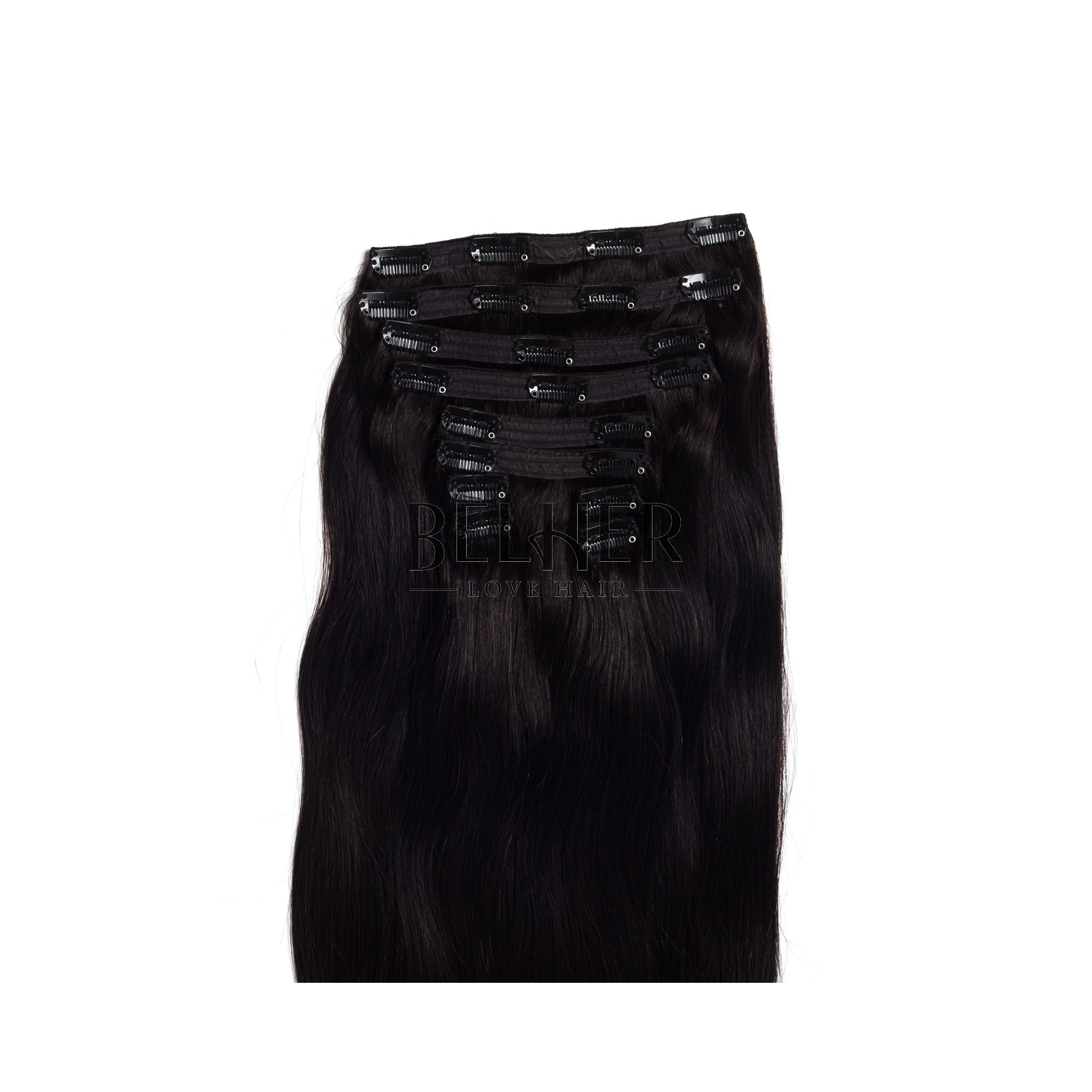 Extensii clip-on vip negru natural