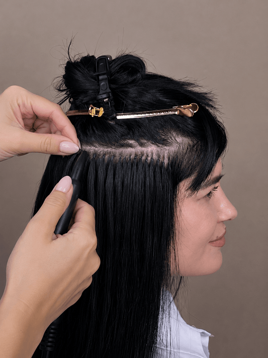 extensii cu Micro Keratină 