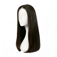 Galya Wig Natural Russian Virgin Hair 50cm Natural Black
