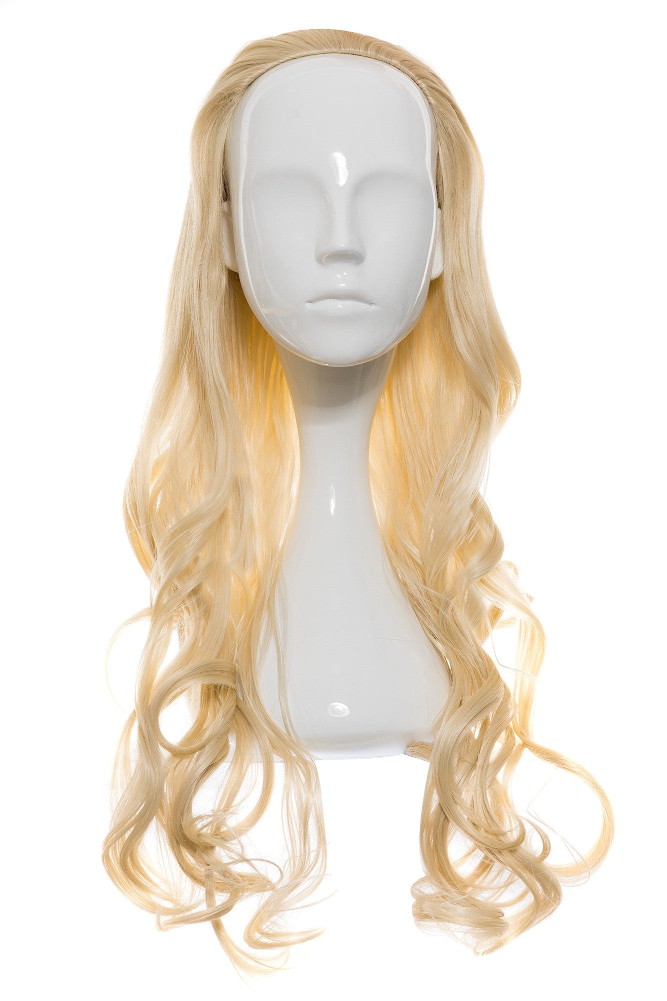 Peruca Partiala 3/4 Blond Deschis