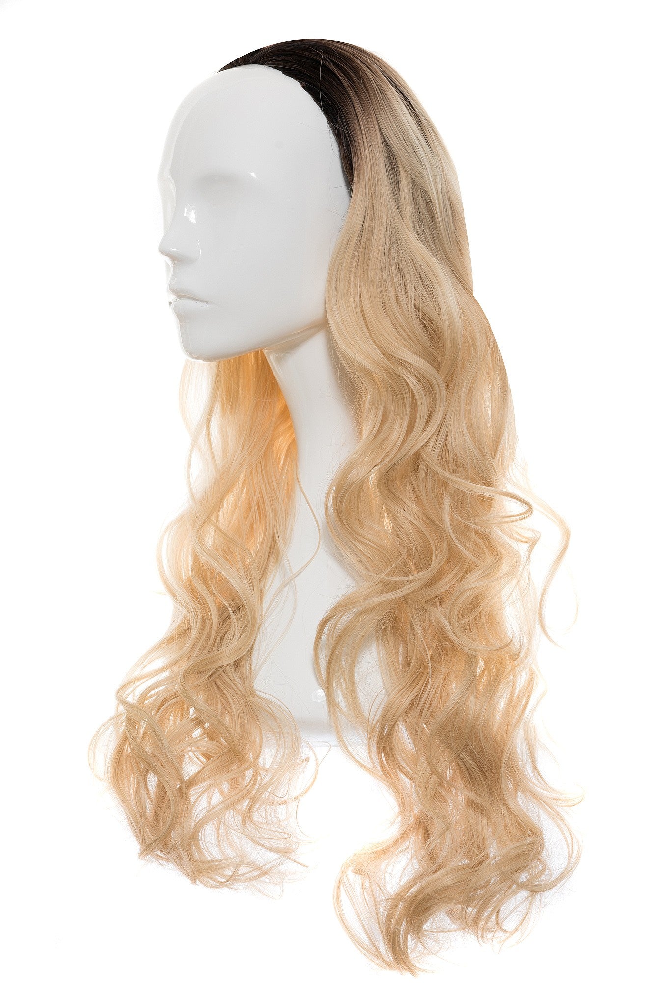 Peruca Partiala 3/4 Ombre Champagne