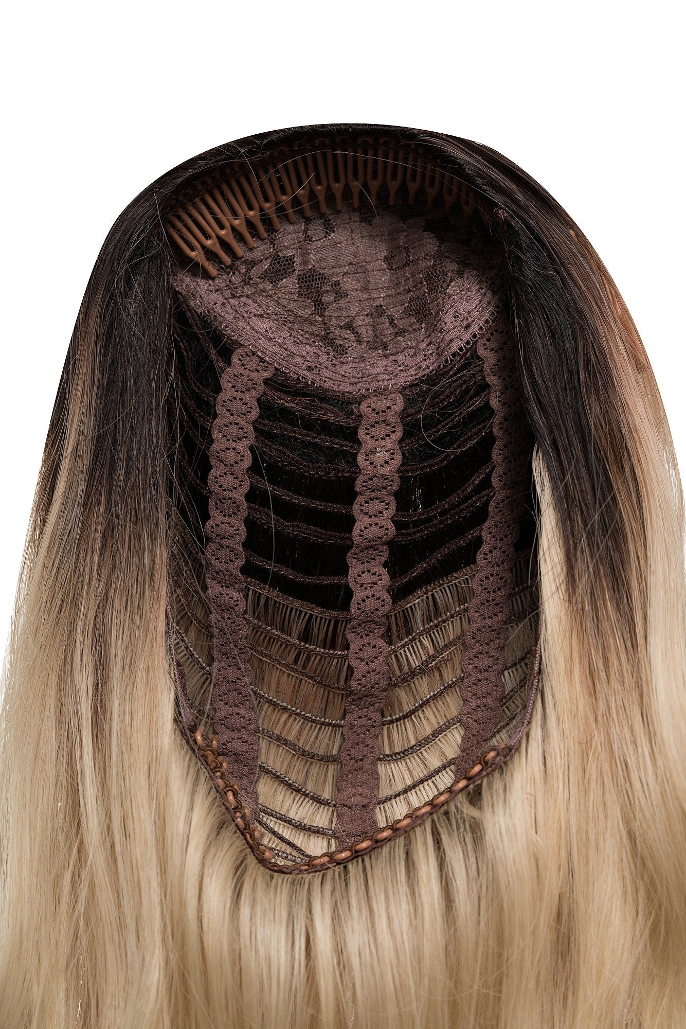 Peruca Partiala 3/4 Ombre Champagne