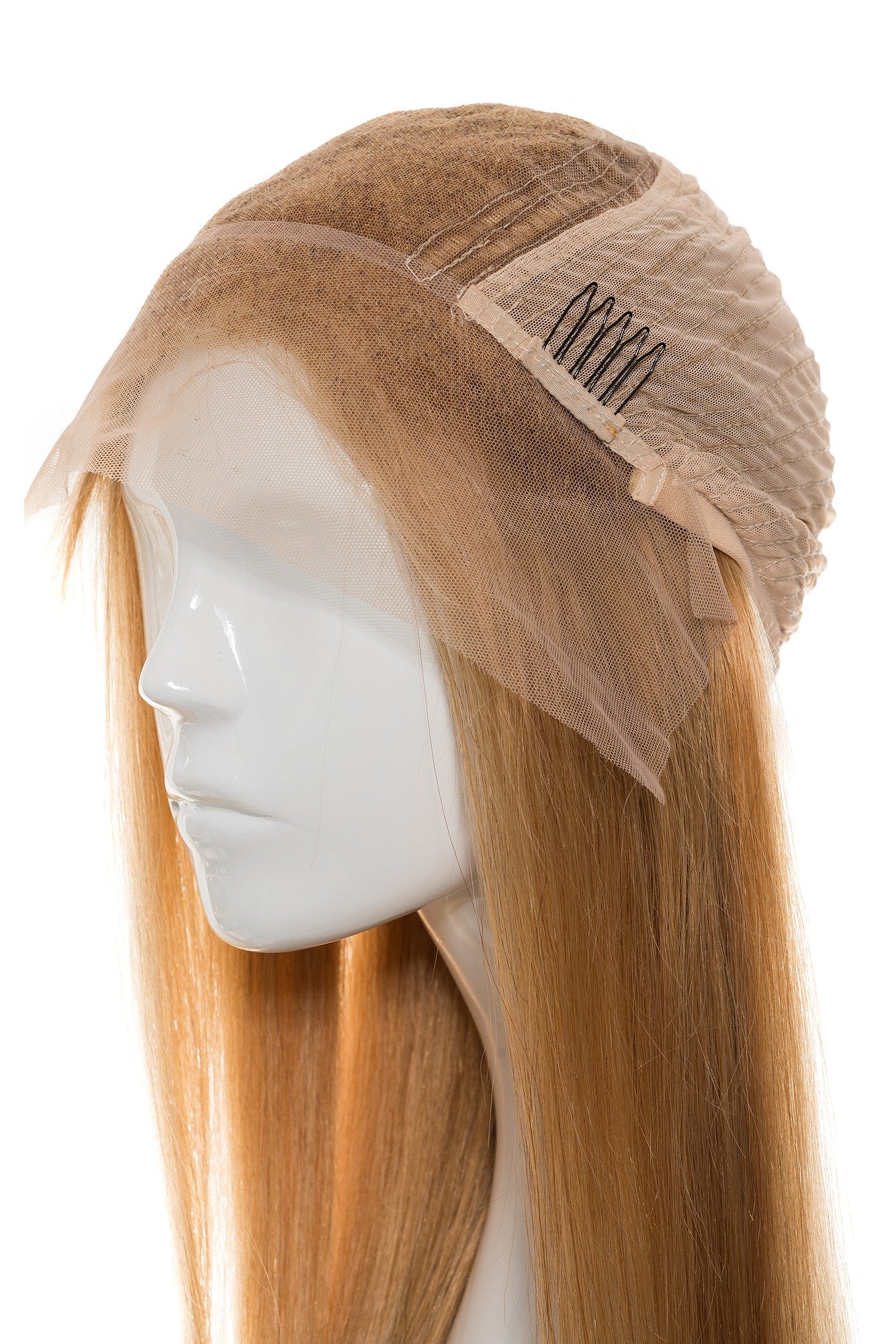 Peruca Naturala Madison Blond Miere, Par Remy Virgin