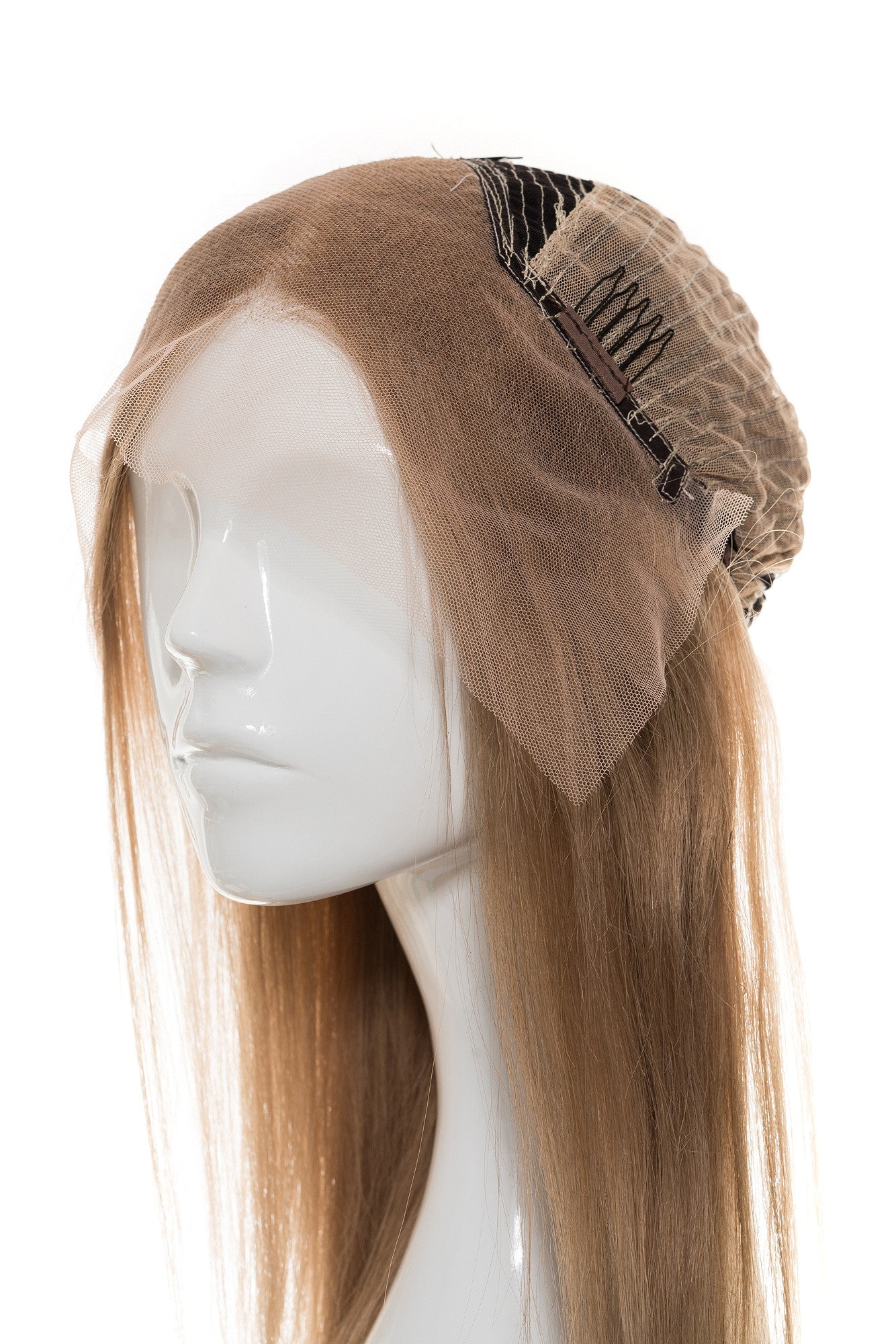 Peruca Naturala Anna Blond Inchis Cenusiu