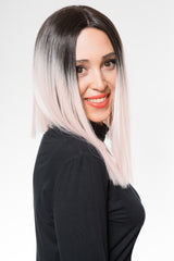 Peruca Brigitte Ombre Roz Pastel
