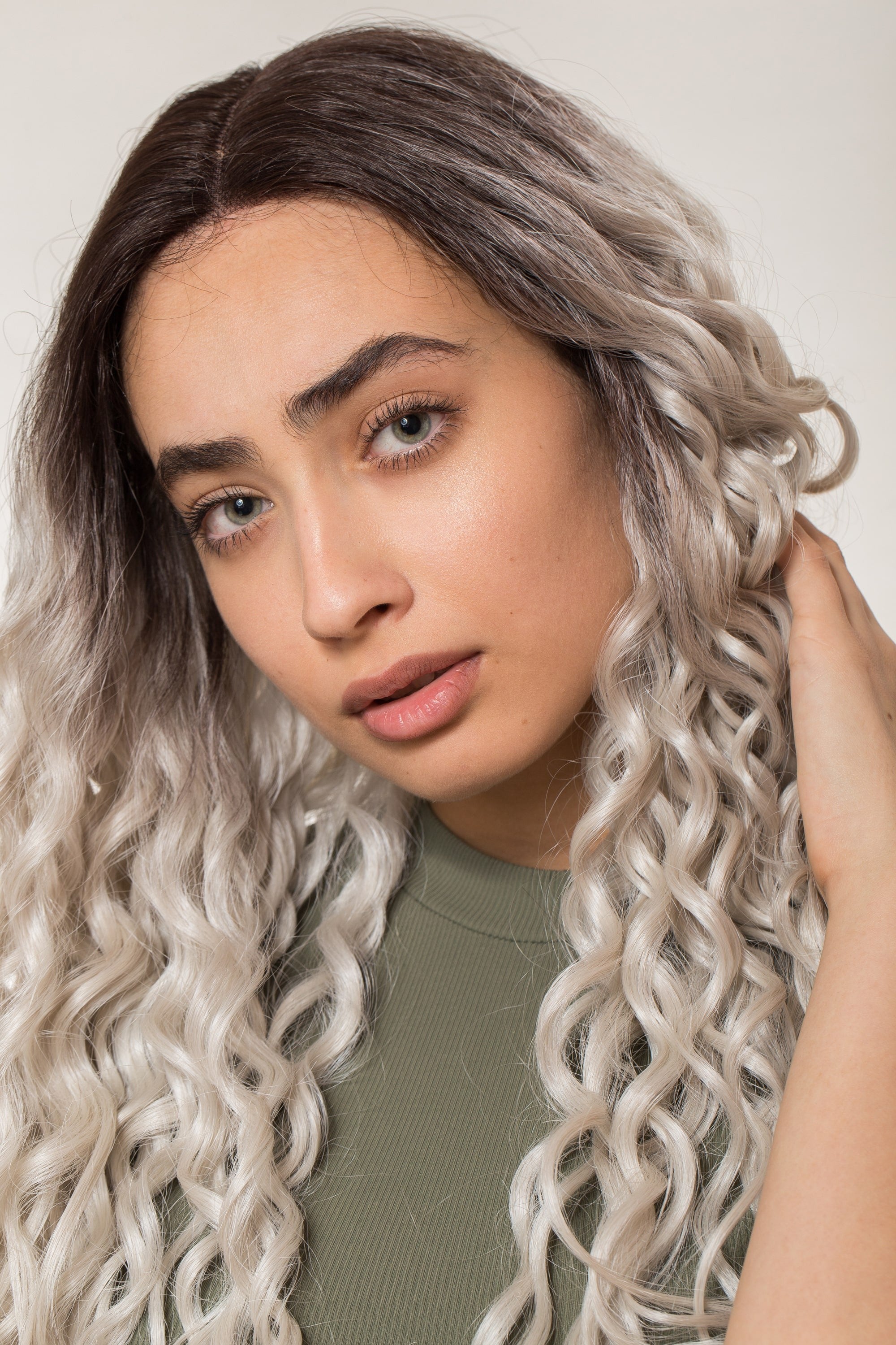 Peruca Amy Ombre Blond Platinat