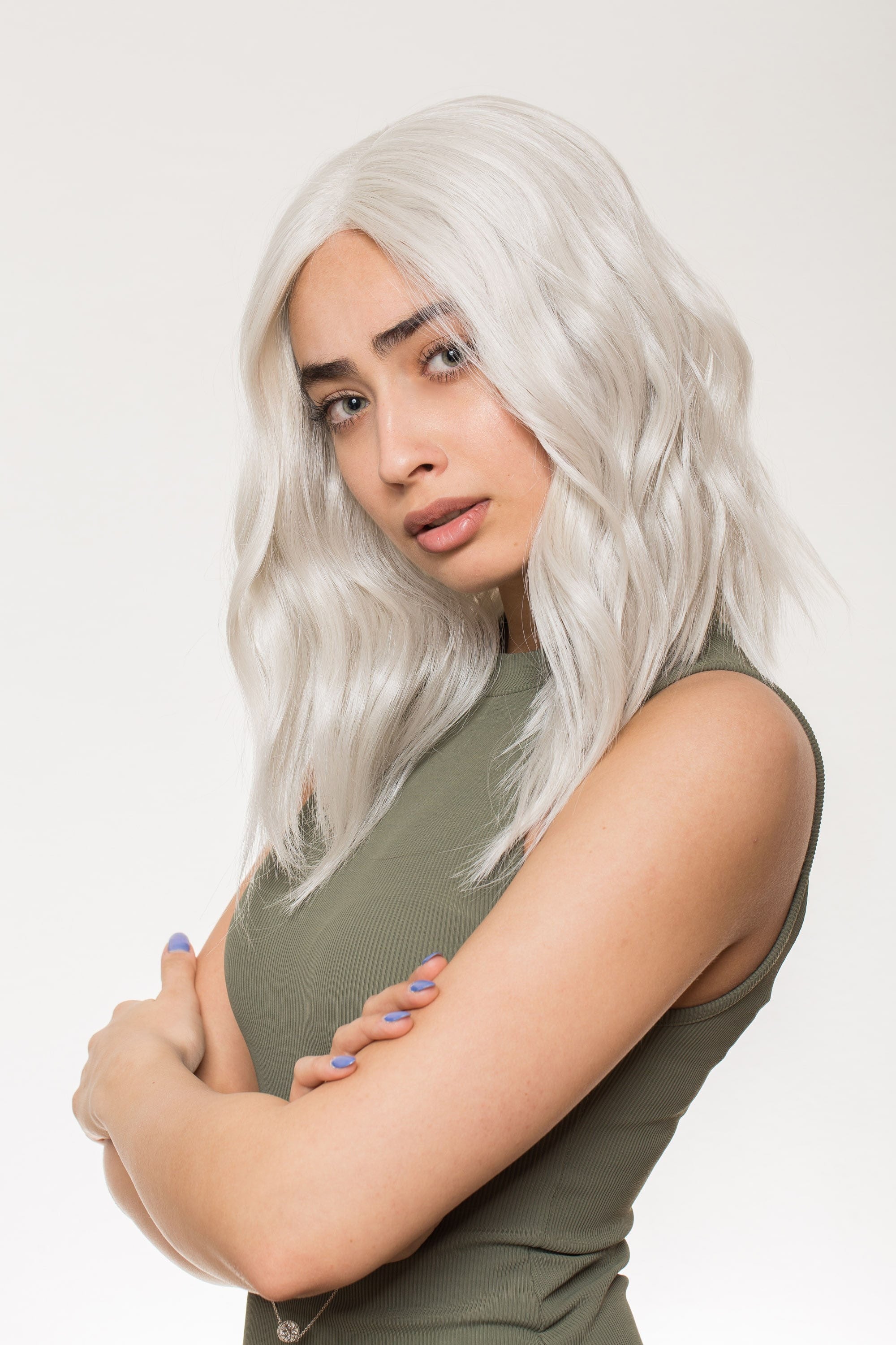 Peruca Atena Platinat