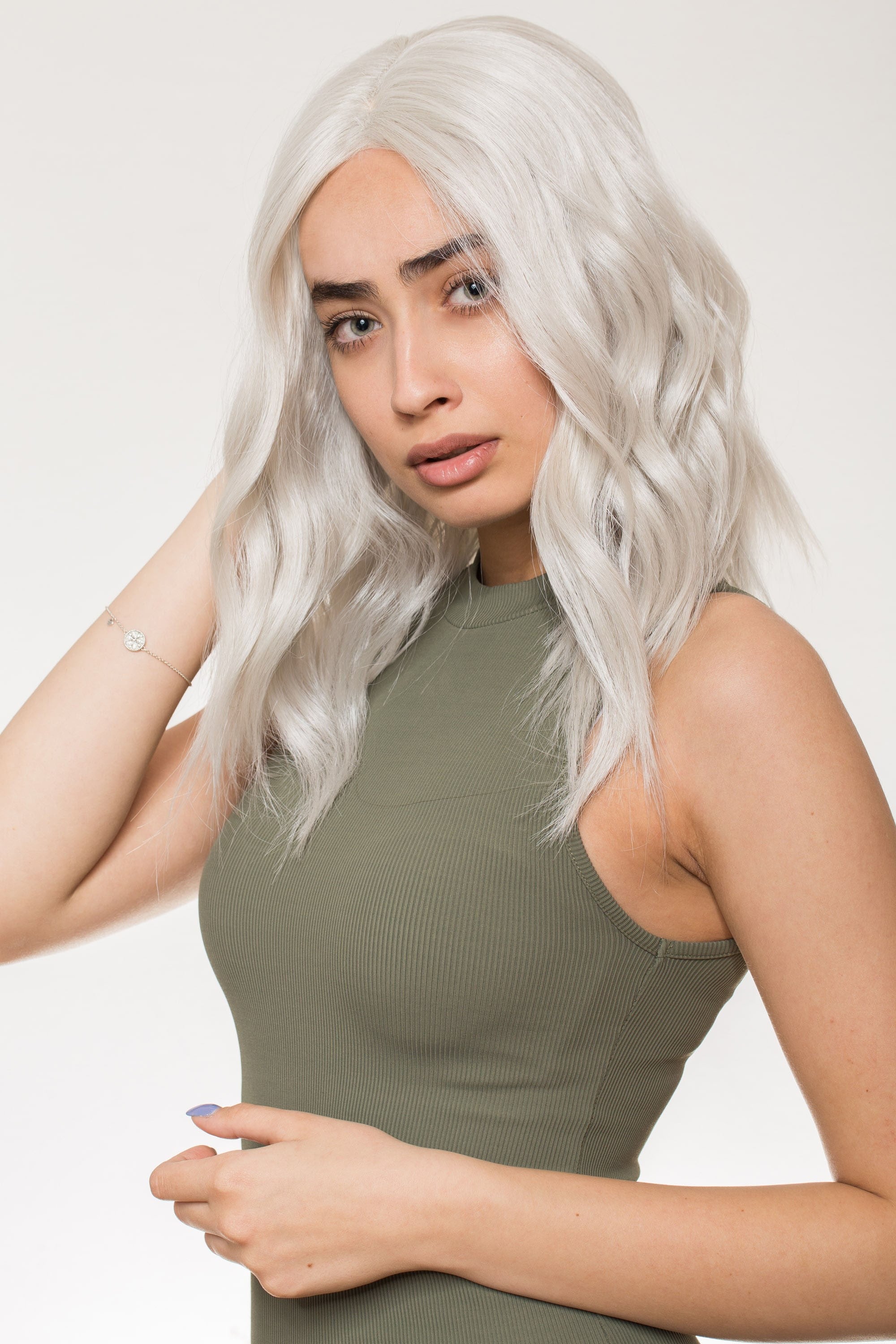 Peruca Atena Platinat