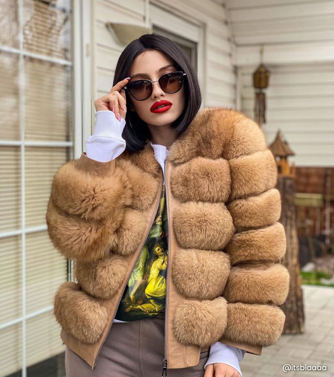 Peruca CELINE Saten Inchis