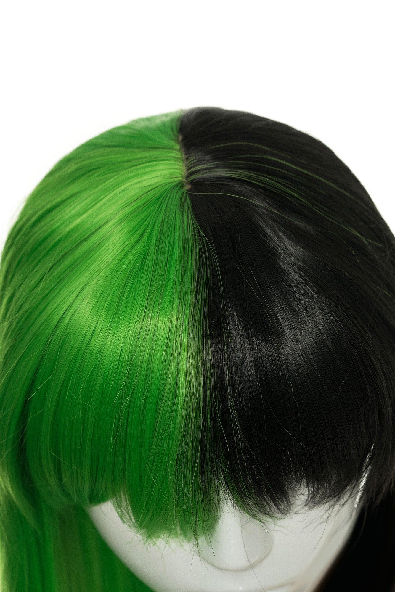 Peruca Maribella Verde/Negru