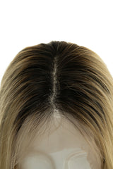 Peruca Naturala ANEMONA Ombre Brunet/Blond