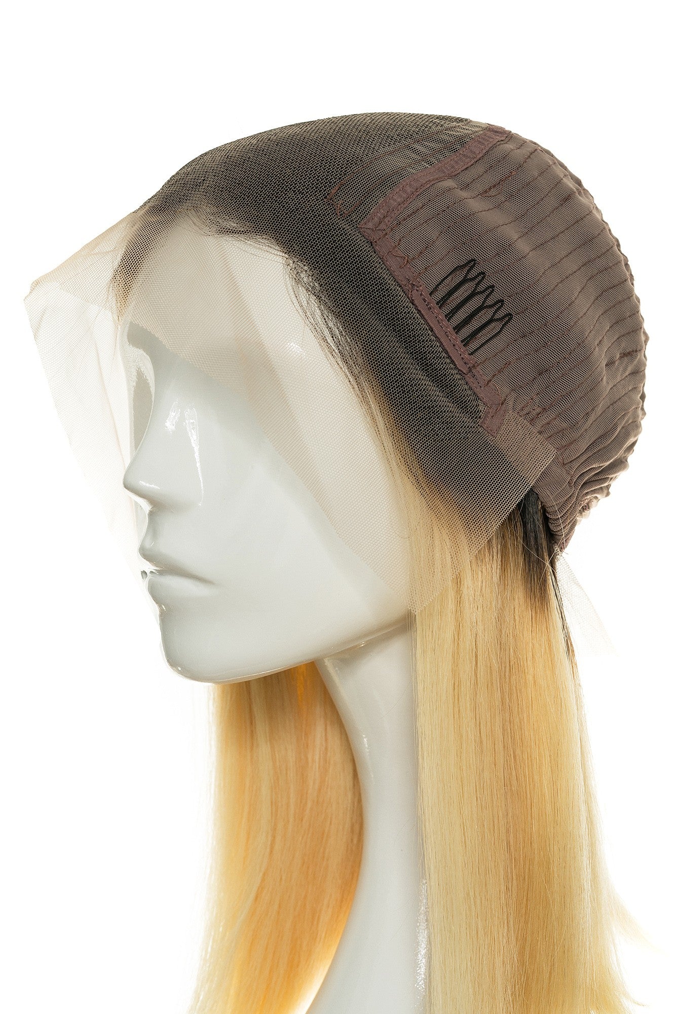 Peruca Naturala ANEMONA Ombre Brunet/Blond