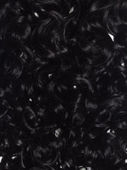 Negru Intens Coada Par Cret