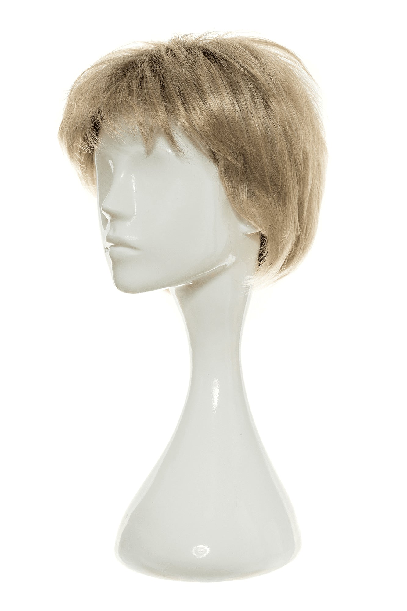 Perucă VANESSA Ombre blondă, vedere laterală, păr scurt