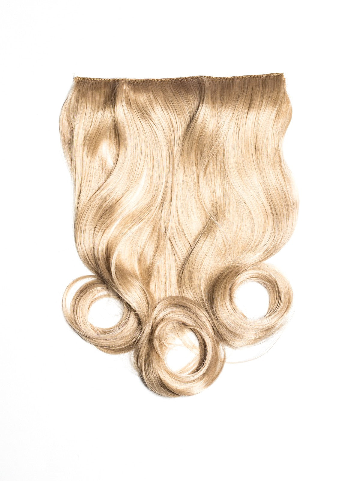 Blond Bej Tresa Clip-On Ondulat