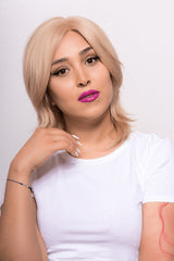 Peruca Naturala ANIA Blond Luminos