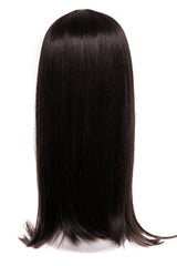 Peruca Raluca Lung Saten Ciocolatiu