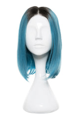 Peruca Naturala Amelia Albastra