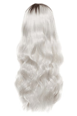 Peruca fibra sintetica NELY Ombre Platinum