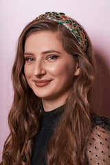 Coronita Aplicatii Cristale Verde