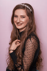 Coronita Ocazie Cristale Argintiu