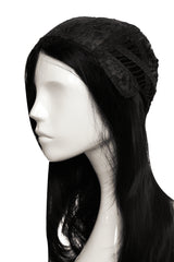 Peruca Samia Negru Intens