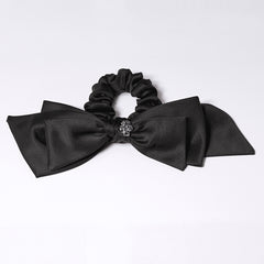 Elastic Funda Satin Bijuterie Negru