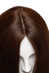 Peruca Naturala ISABEL Saten Inchis Natural