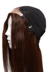 Peruca Naturala ISABEL Saten Inchis Natural