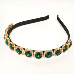 Bentita Aplicatii Pietre Verde Smarald