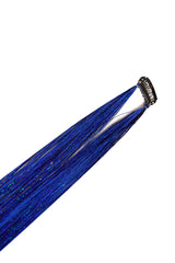 Fire Stralucitoare Pentru Par Clip-On Albastru Inchis